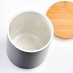 Vorratdose Nepro Line Keramik - anthrazit - Ø 12 x 16 - Fassungsvermögen: 1 L