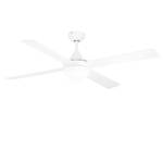 Plafonnier ventilateur Varadero I Verre transparent / Acier - 2 ampoules