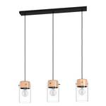 Hanglamp Madreselva II transparant glas/staal - 3 lichtbronnen