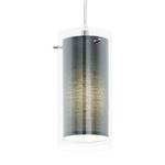 Hanglamp Pinto transparant glas/staal - 1 lichtbron