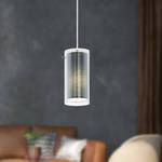 Suspension Pinto Verre transparent / Acier - 1 ampoule