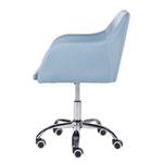 Chaise de bureau Emalia Bleu pastel