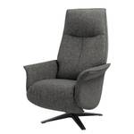 Fauteuil relax Asko Tissu structuré - Gris clair - Réglage manuel