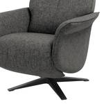 Fauteuil relax Asko Tissu structuré - Gris clair - Réglage manuel