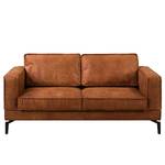 Sofa Hanks (2-Sitzer) Antiklederlook - Microfaser Yaka: Cognac