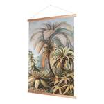 Poster Jungle Textil - Mehrfarbig