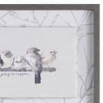 Afbeelding Innocence Birds canvas/MDF - grijs