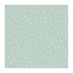 Papier peint Mint Sprinkles Intissé - Vert / Blanc