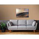 Afbeelding Beach Sunset canvas/MDF - goudkleurig