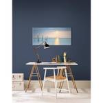 Bild Seaview Leinwand / MDF - Blau / Gelb