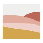 Carta da parati Pink Horizon Tessuto non tessuto - Multicolore