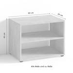 TV-Rack Grainland Schwarz - Breite: 60 cm