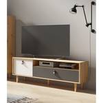 Tv-meubel Bowood Artisan eikenhouten look/wit