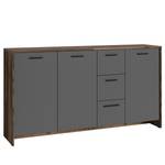 Dressoir Edgeworth Afvalhout look/Antracietkleurig