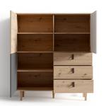 Highboard Bowood Eiche Artisan Dekor / Weiß