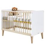 Babybett Indy Weiß - Massivholz - Holzart/Dekor - 67 x 89 x 124 cm