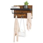 Wandgarderobe Mocksville Braun / Schwarz