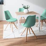 Sedia per sala da pranzo LINDHOLM Verde menta - Set da 4