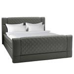 Lit boxspring Chandler III Gris - 180 x 200cm - D4 ferme