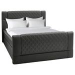 Boxspringbett Chandler III Schwarz - 140 x 200cm - H4