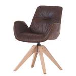 Gestoffeerde stoel Wilbur I Vintage bruin