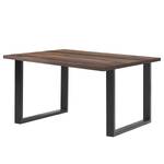 Table Alton Imitation bois ancien - Largeur : 140 cm - Noir