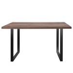 Eettafel Alton Afvalhout look	 - Breedte: 160 cm - Zwart