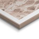 Ingelijste afbeelding Duinen Strand Print in houten frame - beige