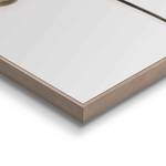 Tableaux déco Arbres (3 éléments) Impression dans cadre en bois - Blanc