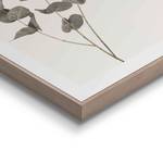 Set afbeeldingen Trendy (3-delig) Print in houten frame - beige