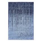 Tappeto a pelo corto Good Times II Polipropilene / Cotone - Blu - 65 x 90 cm