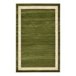 Laagpolig vloerkleed Good Times V polypropeen/katoen - Groen - 150 x 245 cm