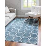 Tapis Titan Trellis II Polypropylène / Envers : - Bleu - 185 x 275 cm