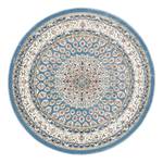 Tapis Almas Rond II Polypropylène / Coton - Bleu