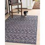 In- & outdoorvloerkleed Crosses III polypropeen - Grijs - 150 x 245 cm