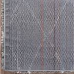 Laagpolig vloerkleed Temara Shag II polypropeen/jute - Grijs - 150 x 245 cm
