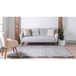 Tapis Temara Shag II Polypropylène / Envers : - Gris - 150 x 245 cm