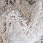 Laagpolig vloerkleed Temara Shag III polypropeen/jute - Crème - 150 x 245 cm