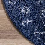 Kurzflorteppich Temara Shag VII Polypropylene / Jute - Marineblau