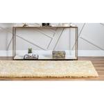 Tapis de couloir Temara Shag II Polypropylène / Envers : - Jaune - 80 x 305 cm