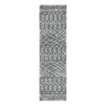 Läufer Temara Shag I Polypropylene / Jute - Grau - 80 x 305 cm