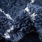 Tappeto a pelo corto Temara Shag II Polipropilene / Juta - Color blu marino - 150 x 245 cm