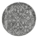 Kurzflorteppich Temara Shag VII Polypropylene / Jute - Grau