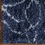Tappeto a pelo corto Temara Shag I Polipropilene / Juta - Color blu marino - 150 x 245 cm