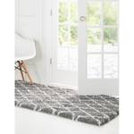 Tapis de couloir Temara Shag III Polypropylène / Envers : - Gris - 80 x 305 cm