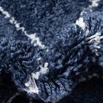 Kurzflorteppich Temara Shag IX Polypropylene / Jute - Marineblau