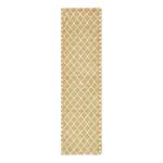 Tapis de couloir Temara Shag IV Polypropylène / Envers : - Jaune - 80 x 305 cm