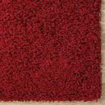 Tapis de couloir Shaggy Shag polypropylène - Rouge cerise - 75 x 305 cm