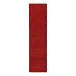 Tapis de couloir Shaggy Shag polypropylène - Rouge cerise - 75 x 305 cm