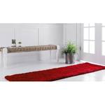 Tapis de couloir Shaggy Shag polypropylène - Rouge cerise - 75 x 305 cm